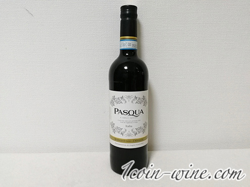 セブンイレブンのワイン パスクア モンテプルチャーノ・ダブルッツォのボトル